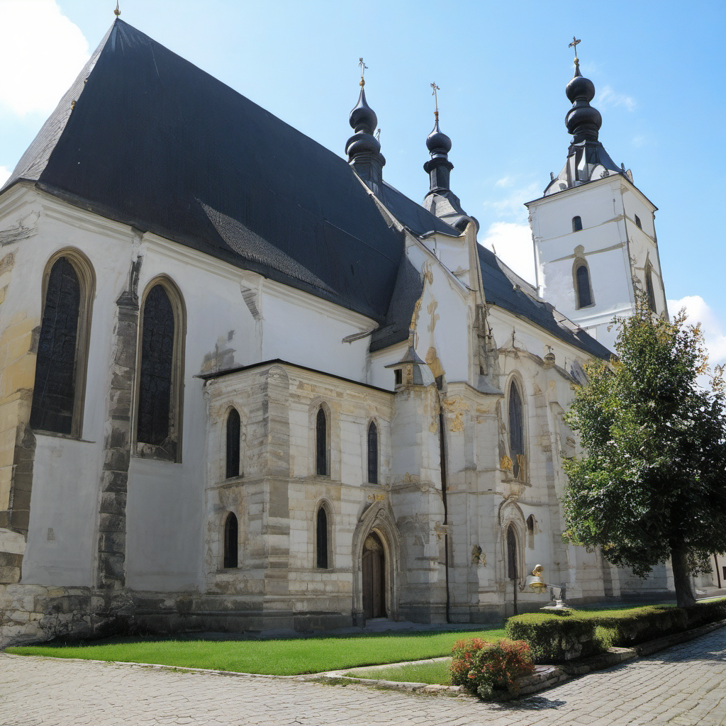 Historická podoba – kostel Nanebevzetí Panny Marie (Uničov)