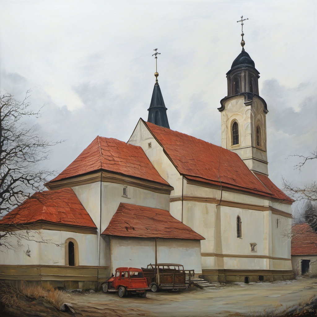 Historická podoba – kostel Nanebevzetí Panny Marie (Velké Pavlovice)