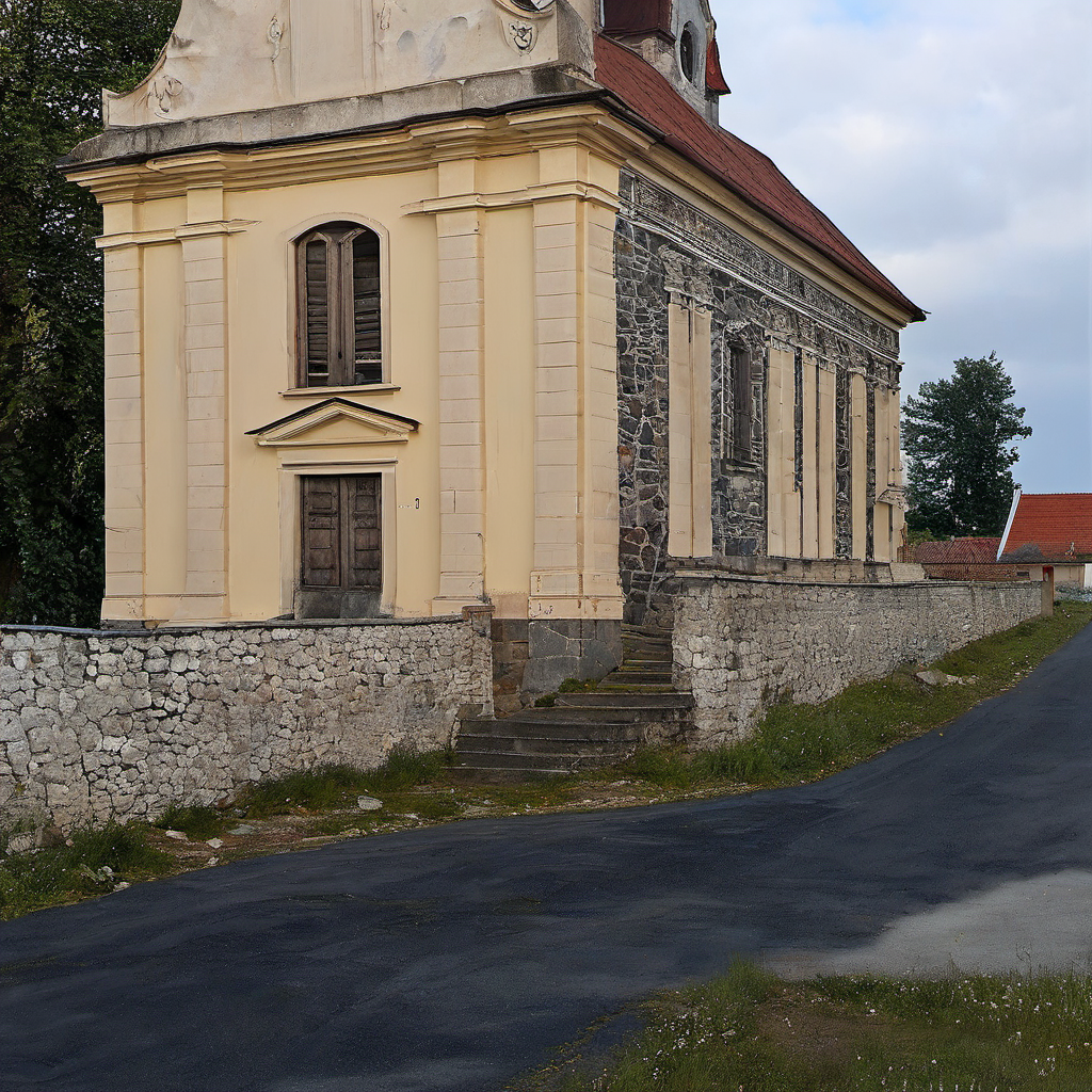 Historická podoba – Kostel Nanebevzetí Panny Marie (Vrbno nad Lesy)
