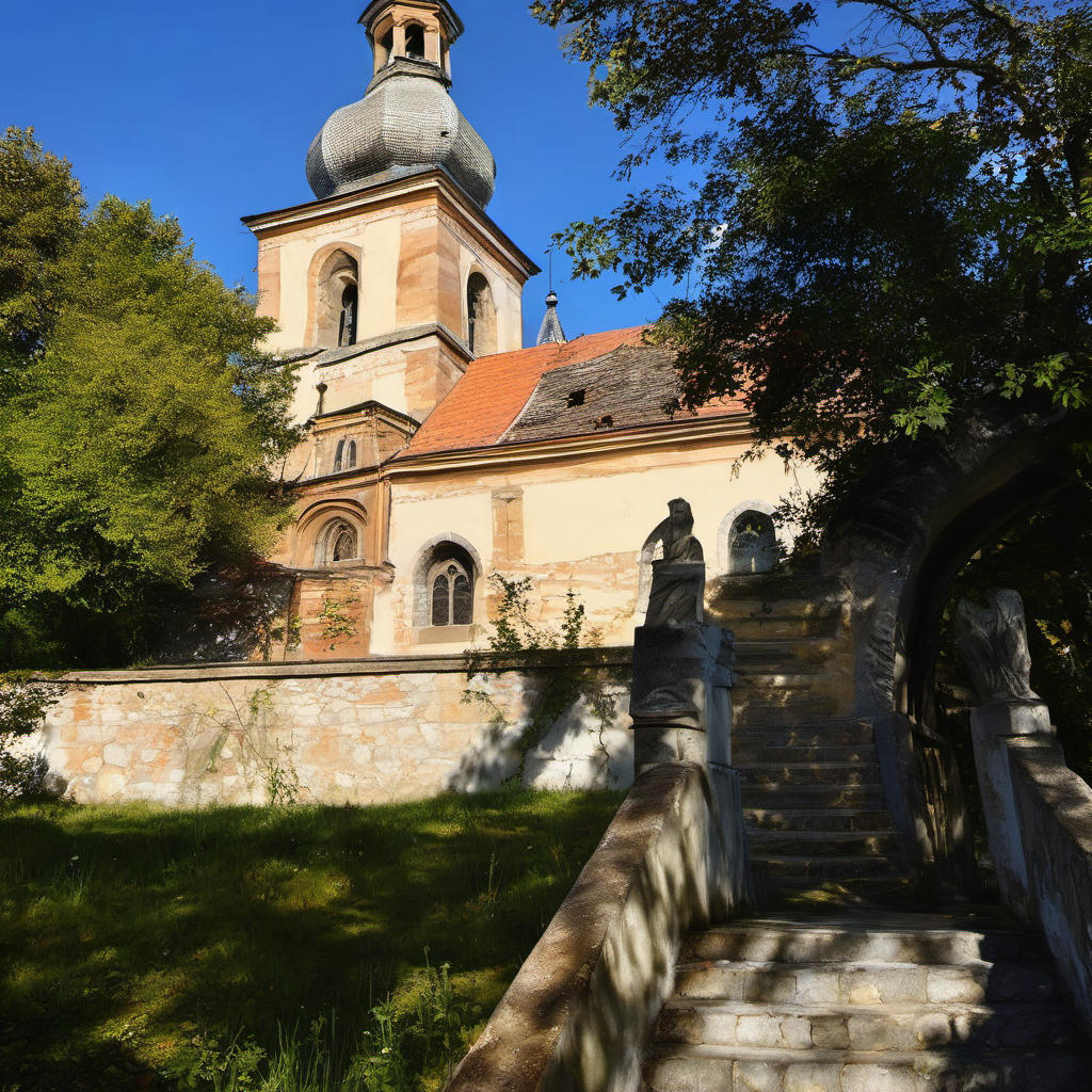 Historická podoba – Kostel Narození Panny Marie (Buškovice)