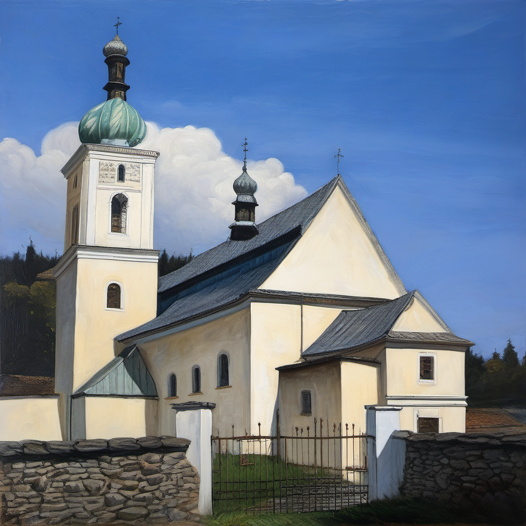 Historická podoba – kostel Narození Panny Marie v Jimramově