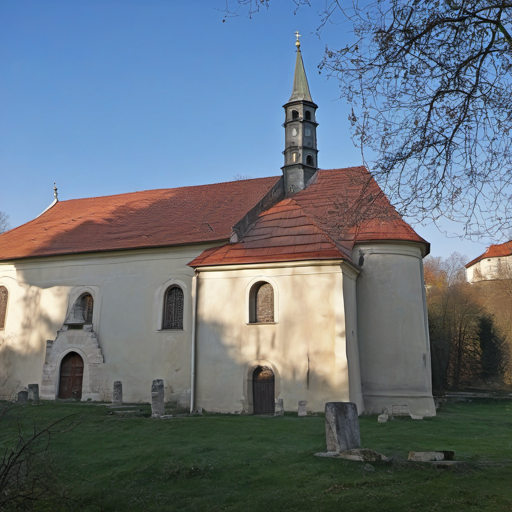 Historická podoba – Kostel Narození Panny Marie ve Žlebích