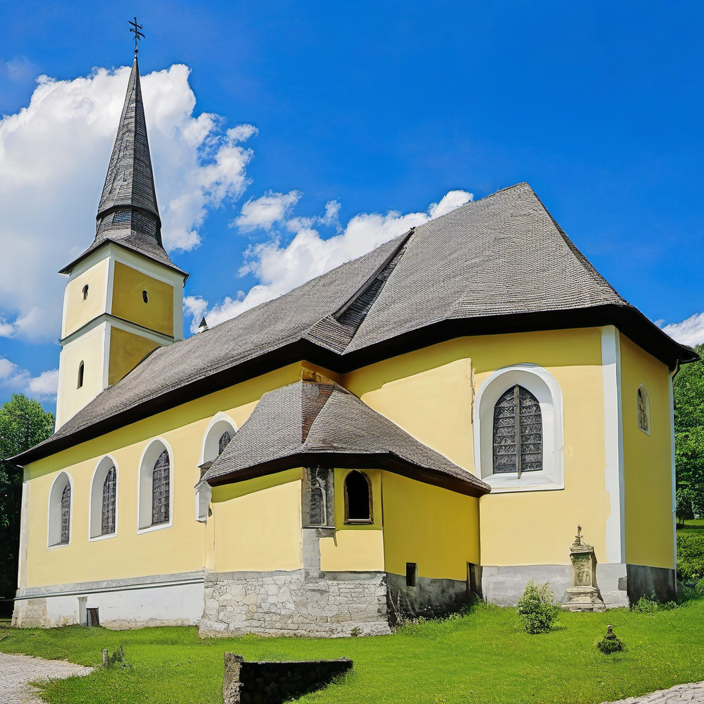 Historická podoba – Kostel Navštívení Panny Marie (Rudné)