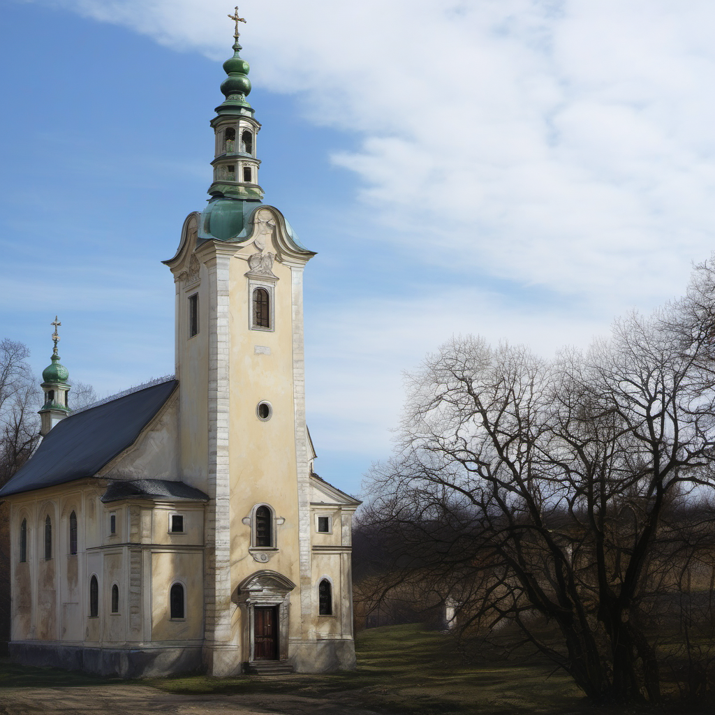 Historická podoba – kostel Nejsvětější Trojice ve Vratislavicích nad Nisou