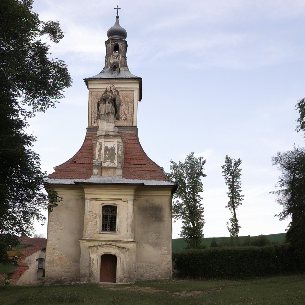Historická podoba – Kostel Neposkvrněného početí Panny Marie (Holčovice)