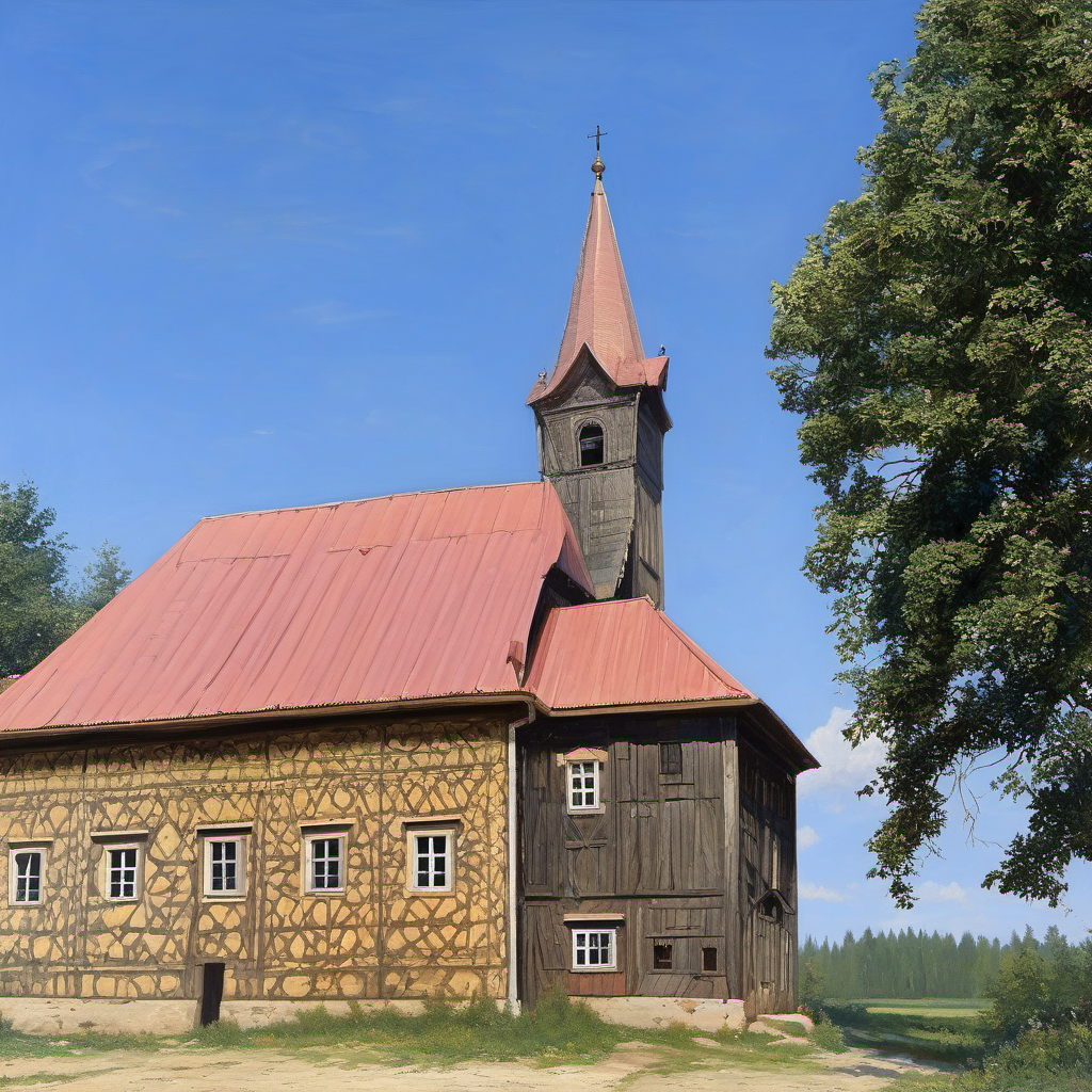 Historická podoba – Kostel Panny Marie (Staré Hamry)