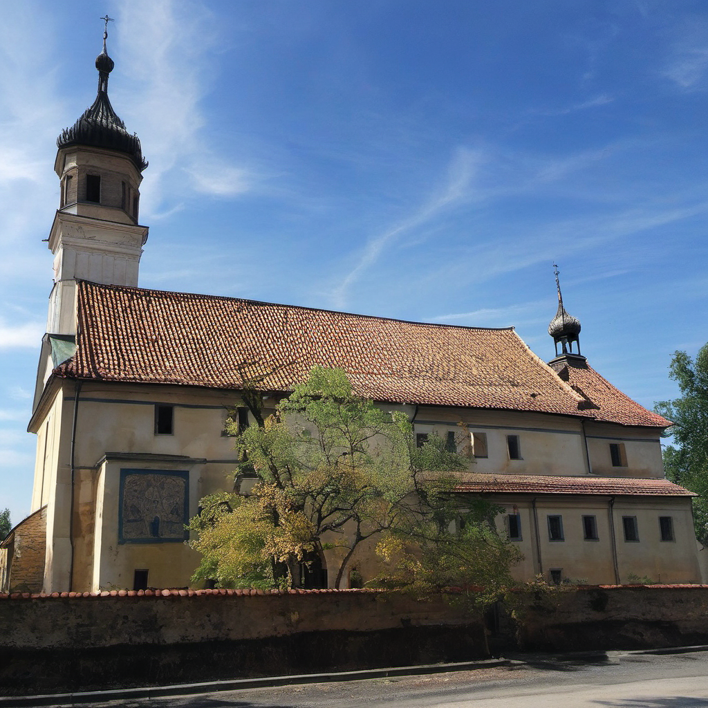Historická podoba – Kostel Panny Marie Královny míru