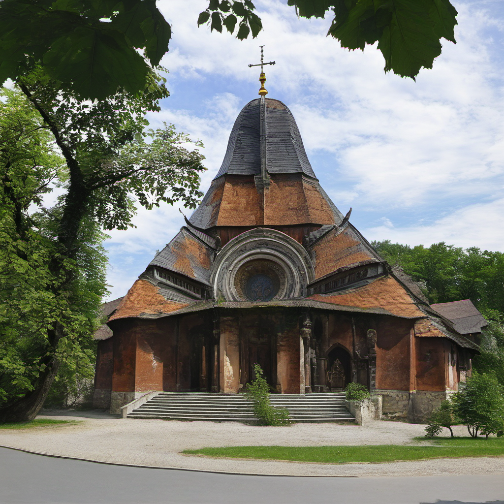 Historická podoba – Kostel Povýšení svatého Kříže (Chuchelna)