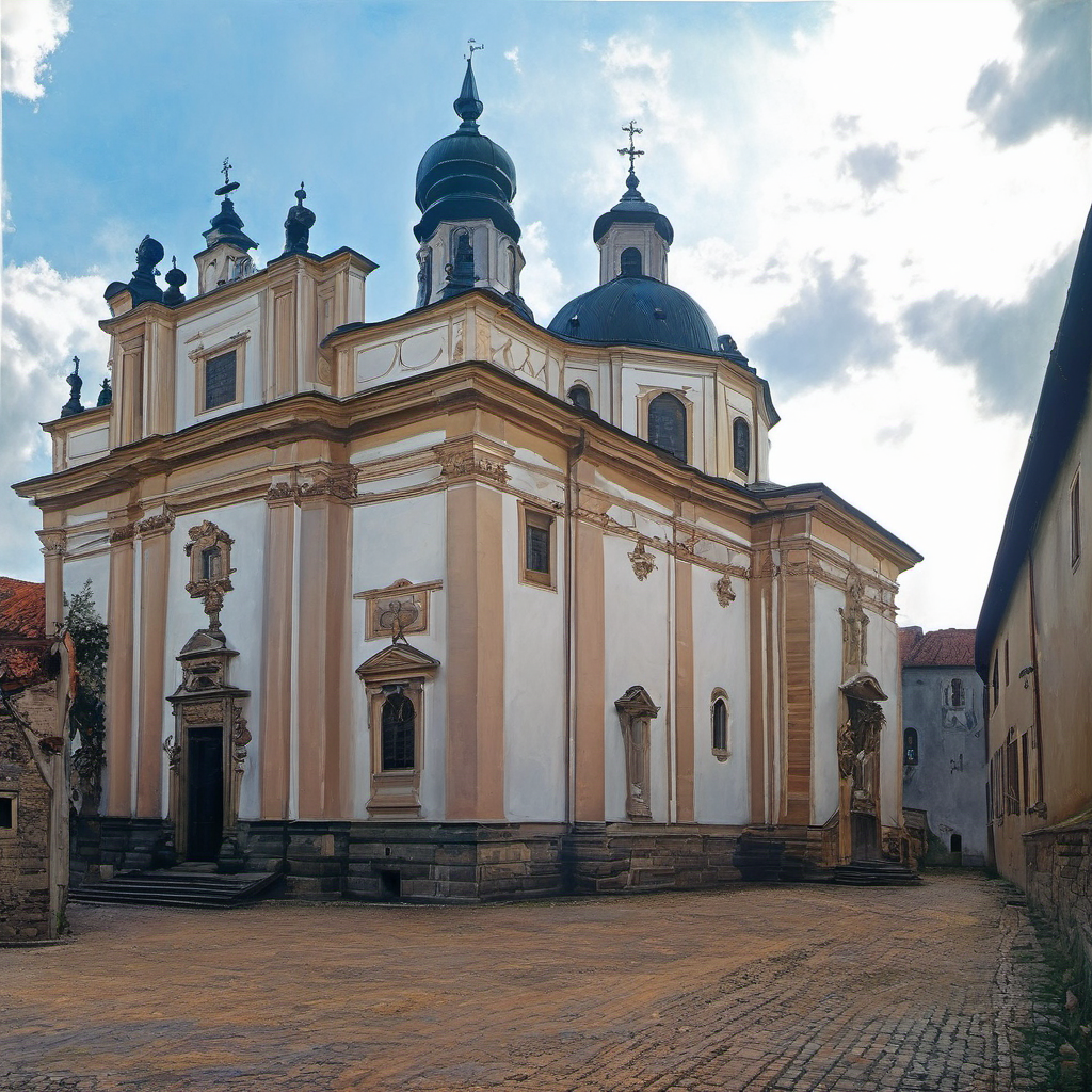 Historická podoba – Kostel Povýšení svatého Kříže v Děčíně