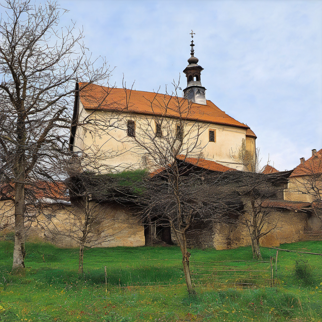 Historická podoba – kostel Stětí svatého Jana Křtitele (Cvrčovice)