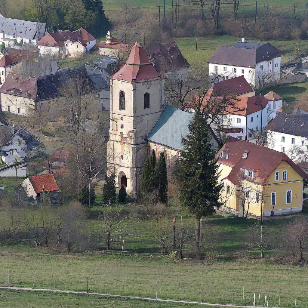 Historická podoba – Kostel svaté Anny (Jeřmanice)