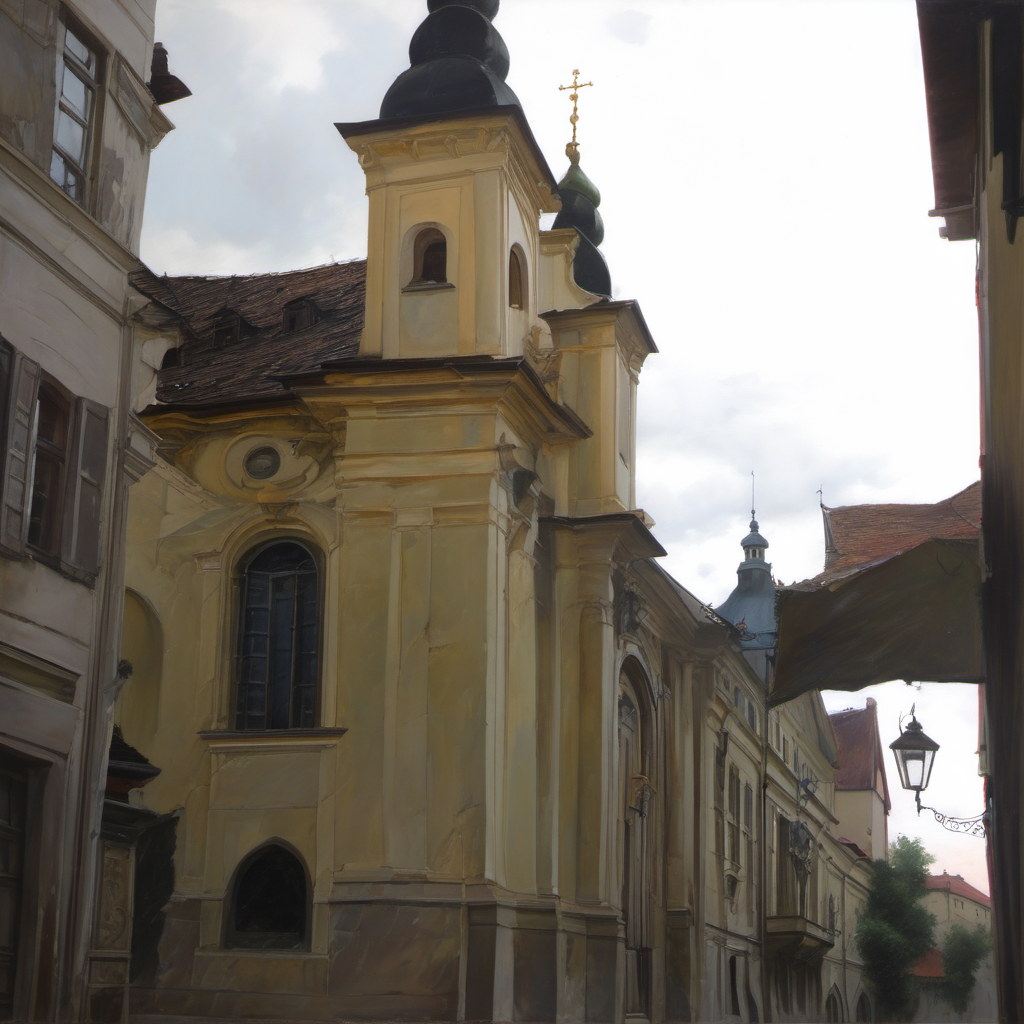 Historická podoba – kostel svaté Anny (Vnitřní Město)
