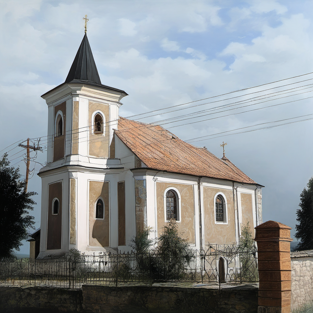 Historická podoba – kostel svaté Barbory (Velešovice)