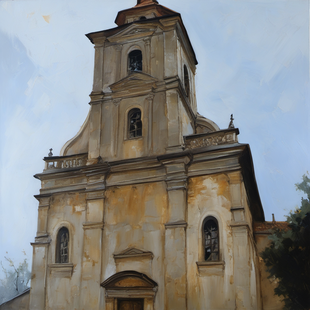 Historická podoba – Kostel svaté Kateřiny (Bořislav)