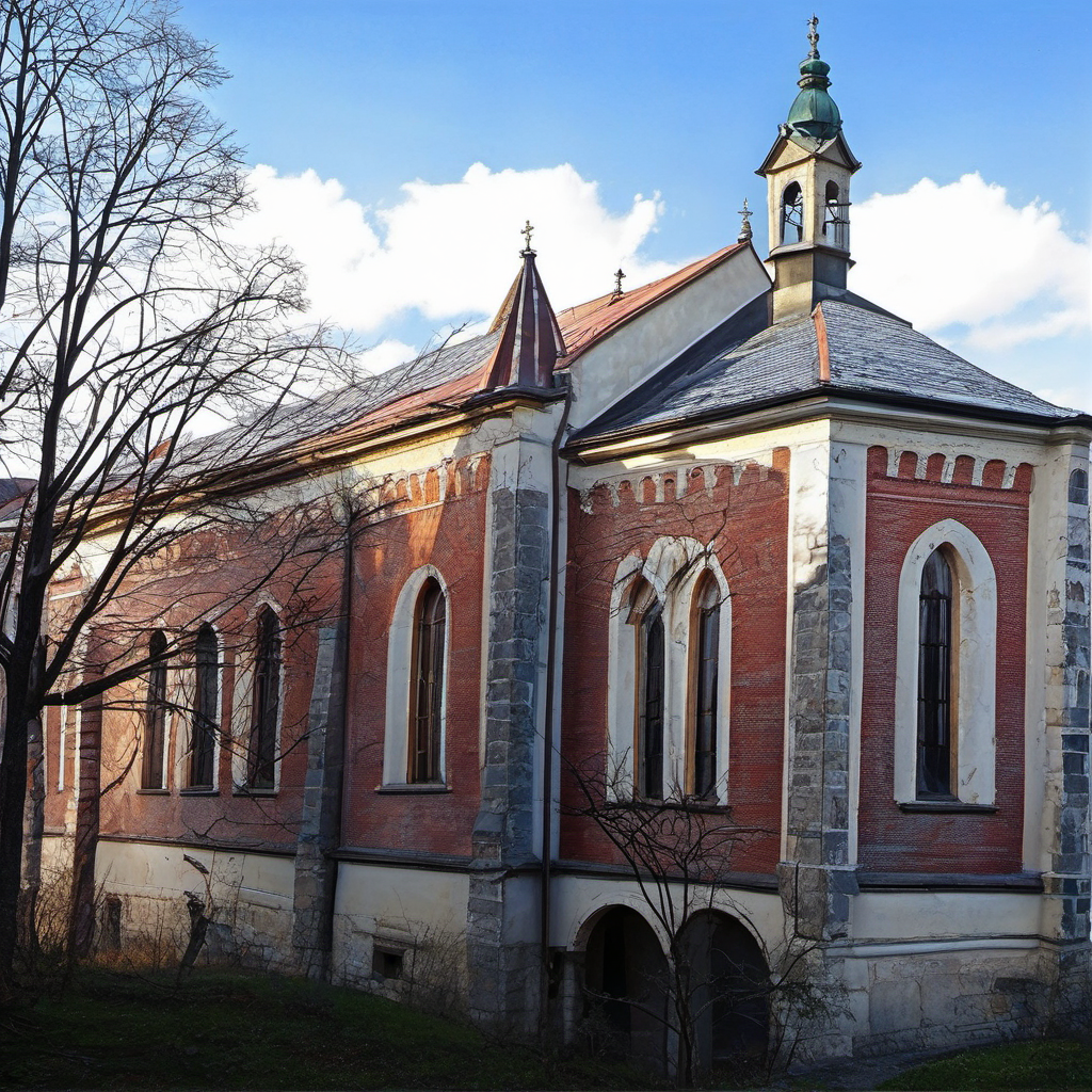 Historická podoba – Kostel svaté Kateřiny (Krásno)