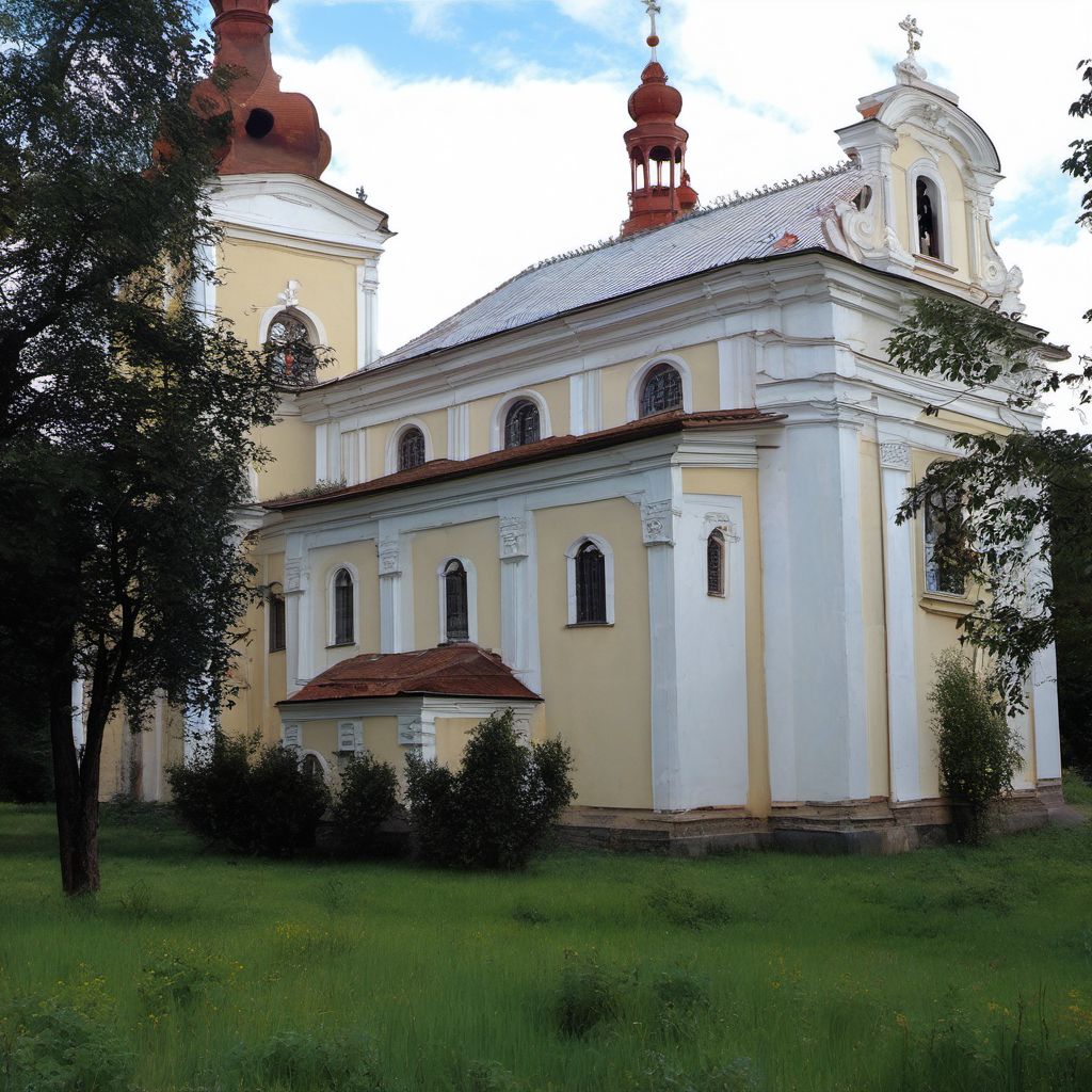 Historická podoba – Kostel svaté Kateřiny Alexandrijské (Sloup v Čechách)