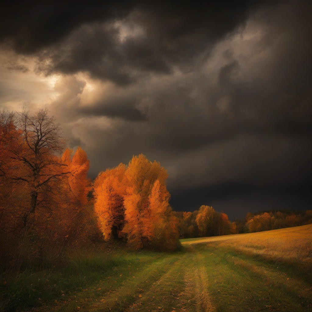 Kostel svaté Ludmily (Litoměřice) – autumn