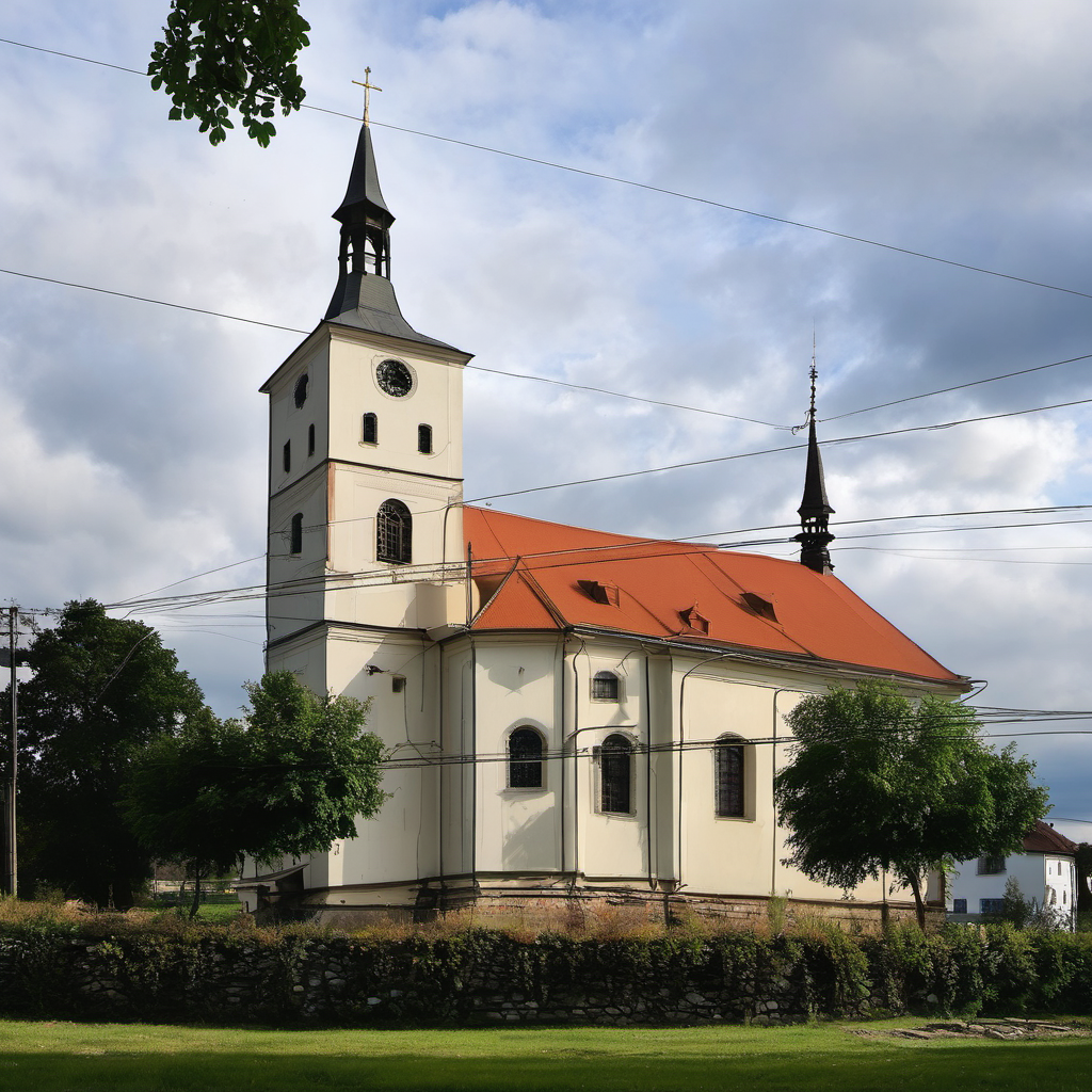 Historická podoba – kostel svaté Maří Magdalény v Lázních Bohdaneč