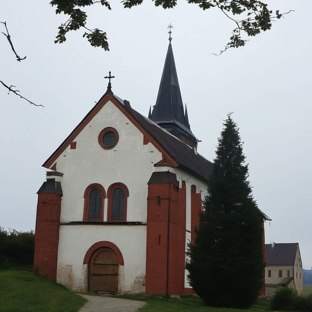 Historická podoba – Kostel svatých Andělů strážných (Vidochov)