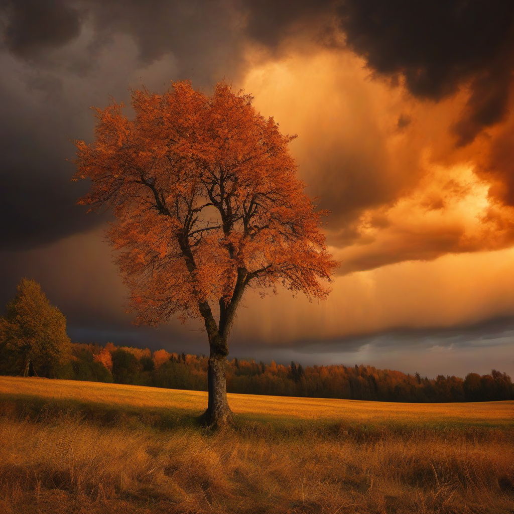 kostel svatých Petra a Pavla (Tištín) – autumn