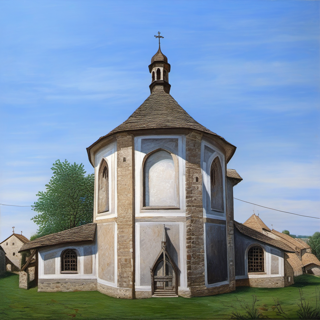 Historická podoba – kostel svatého Bartoloměje (Černouček)