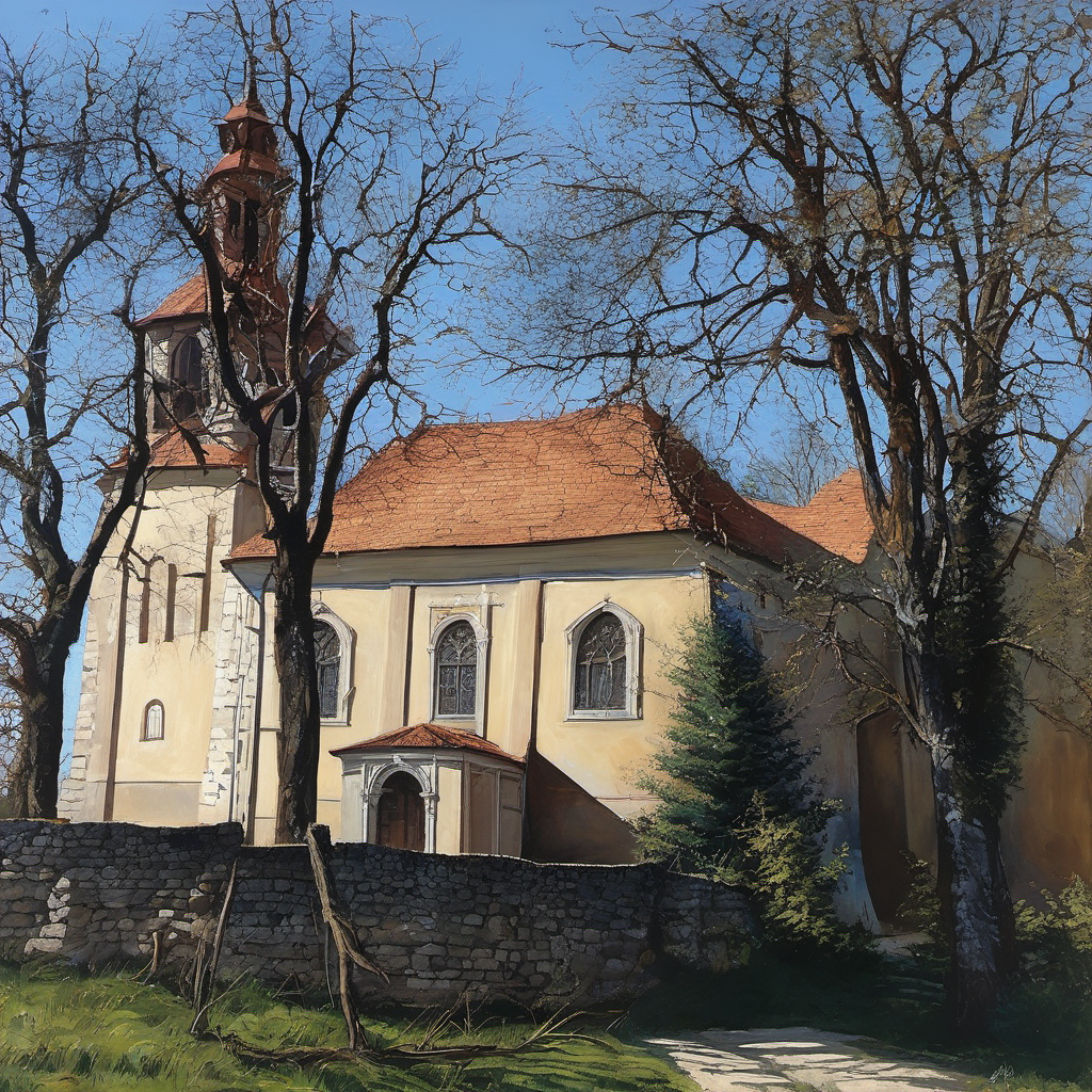Historická podoba – kostel svatého Bartoloměje (Hostouň)