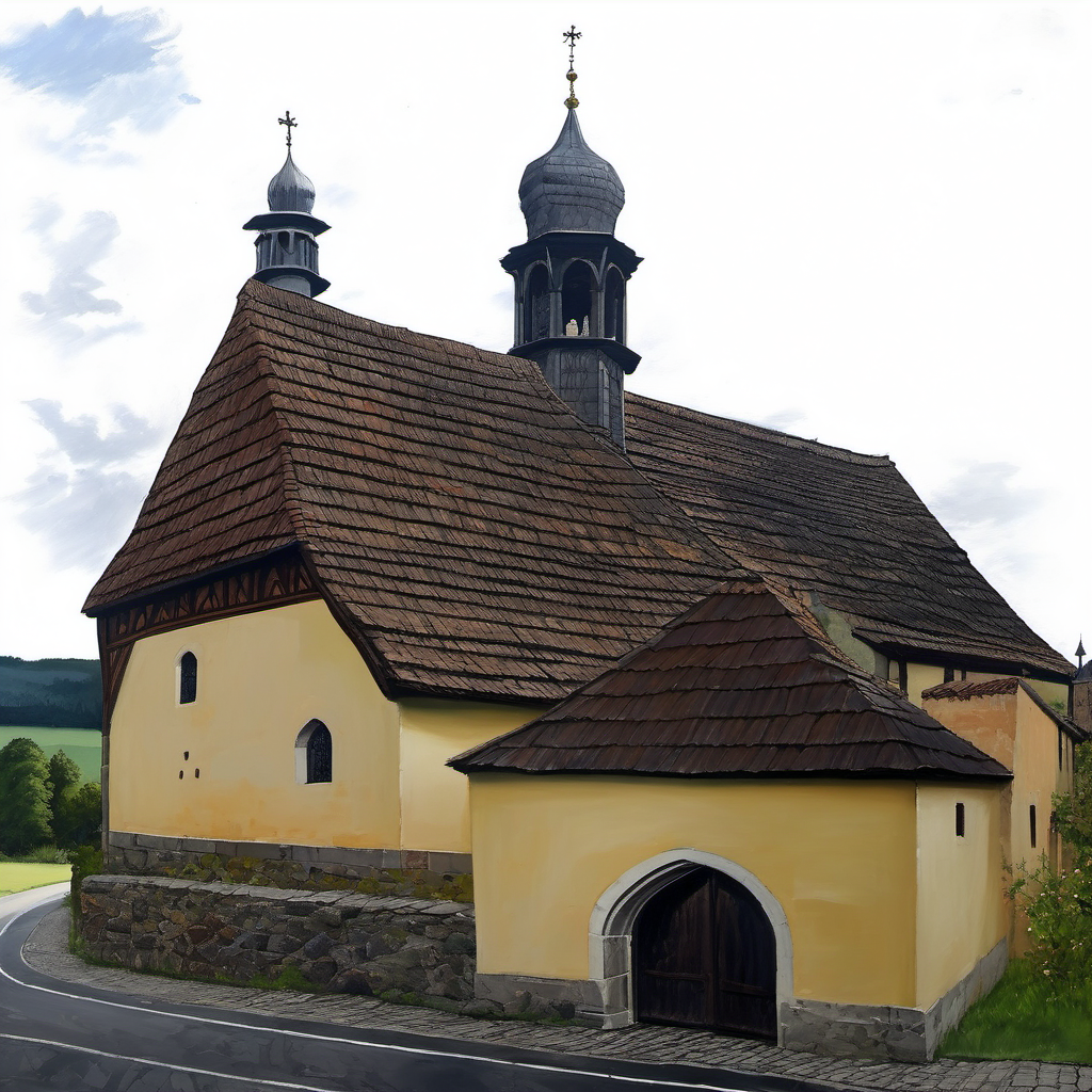 Historická podoba – Kostel svatého Erharda