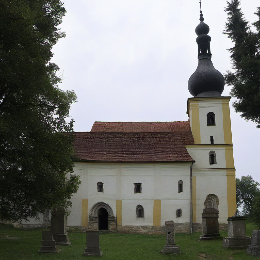 Historická podoba – kostel svatého Jakuba Většího (Brod nad Tichou)