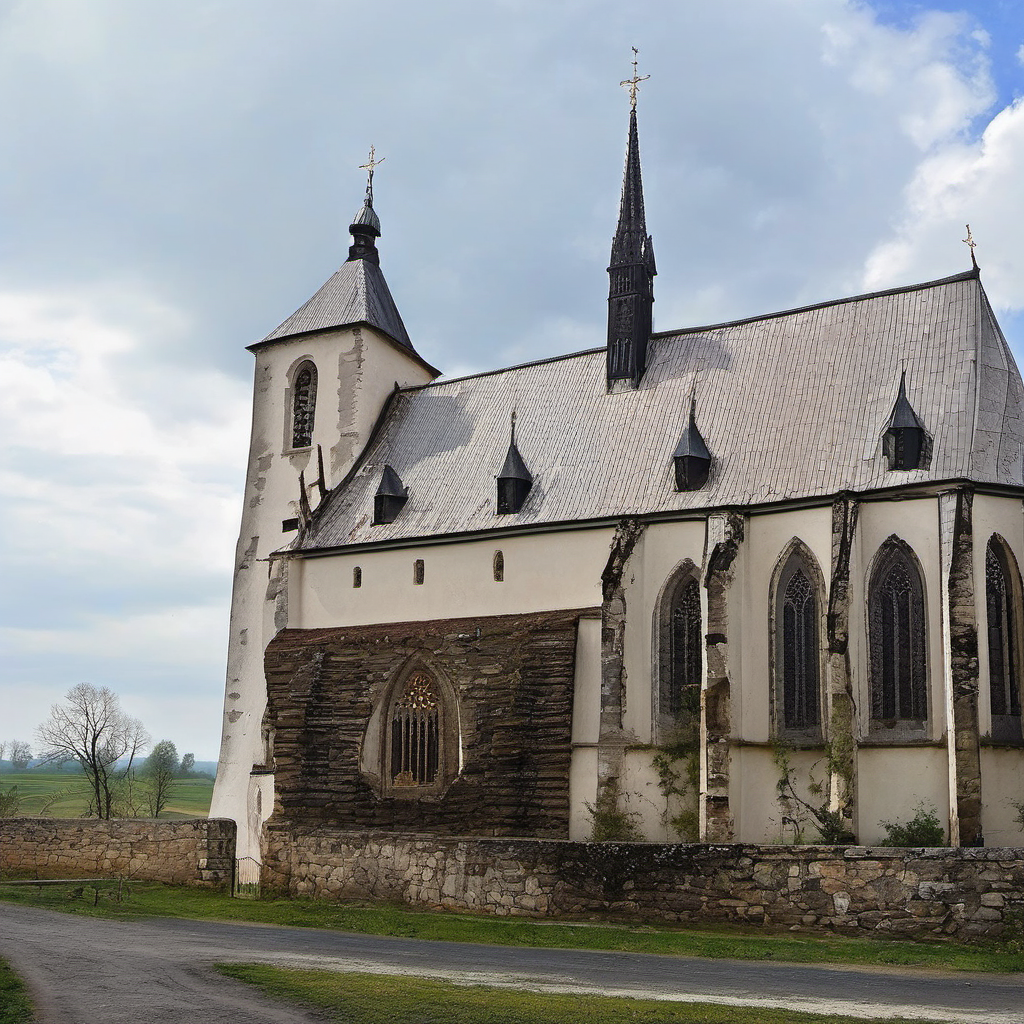 Historická podoba – Kostel svatého Jakuba Většího (Slavětín)