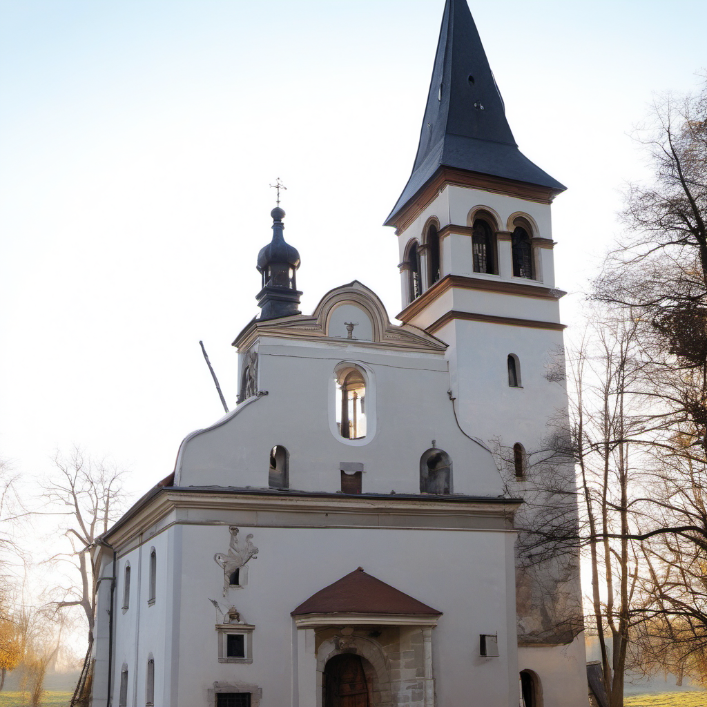 Historická podoba – Kostel svatého Jana Křtitele (Heroltice)