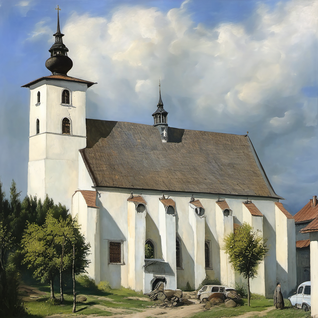 Historická podoba – kostel svatého Jana Křtitele (Velké Losiny)