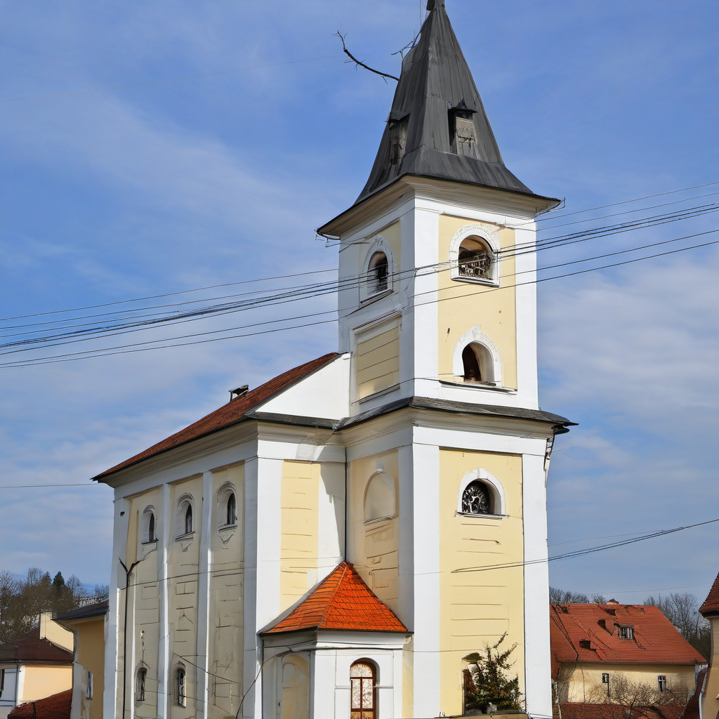 Historická podoba – kostel svatého Jeronýma v Křetíně