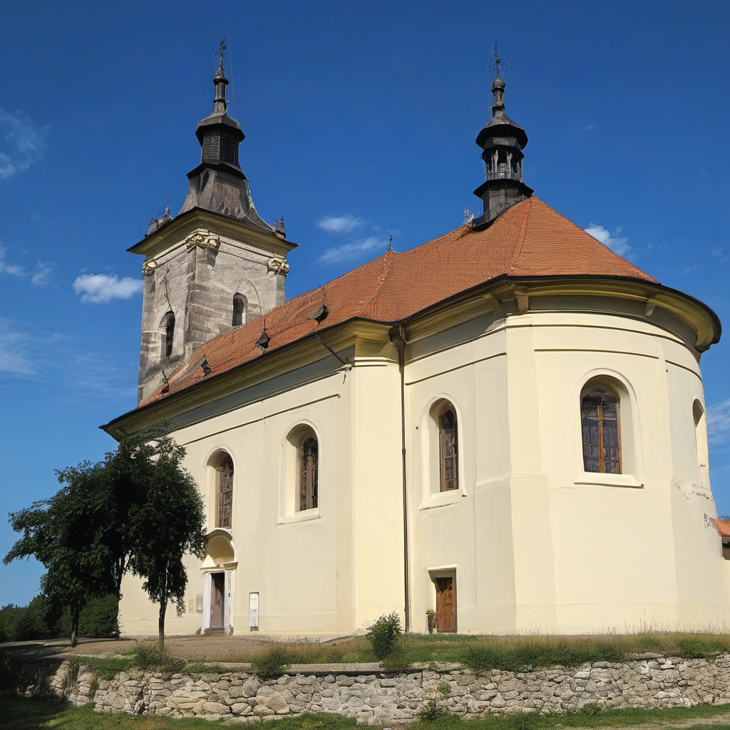 Historická podoba – Kostel svatého Jiří (Chlum)
