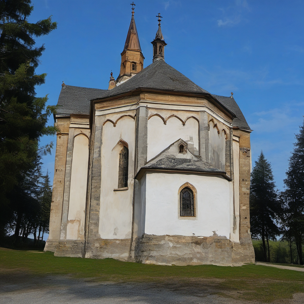Historická podoba – kostel svatého Jiří (Dolní Branná)