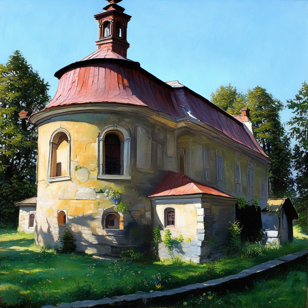 Historická podoba – Kostel svatého Jiří (Krnsko)