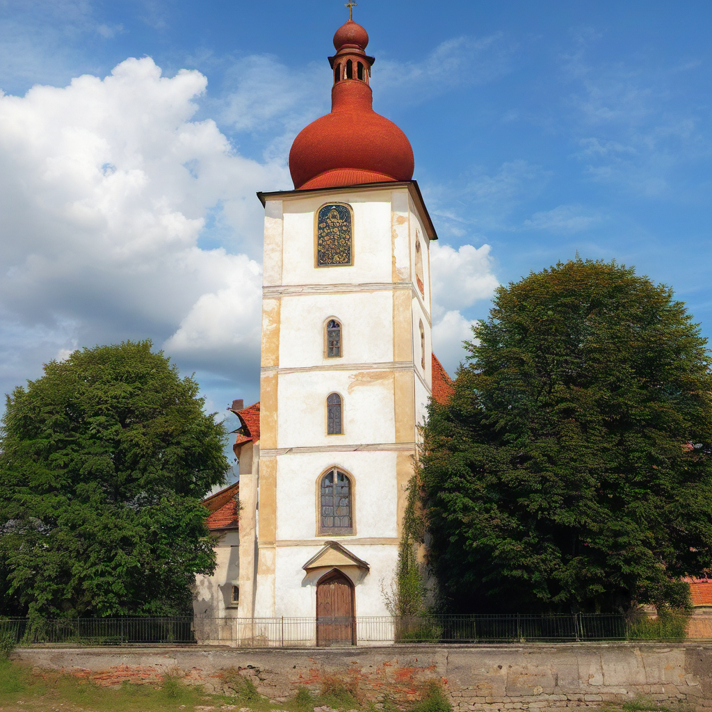 Historická podoba – Kostel svatého Jiří (Radim)