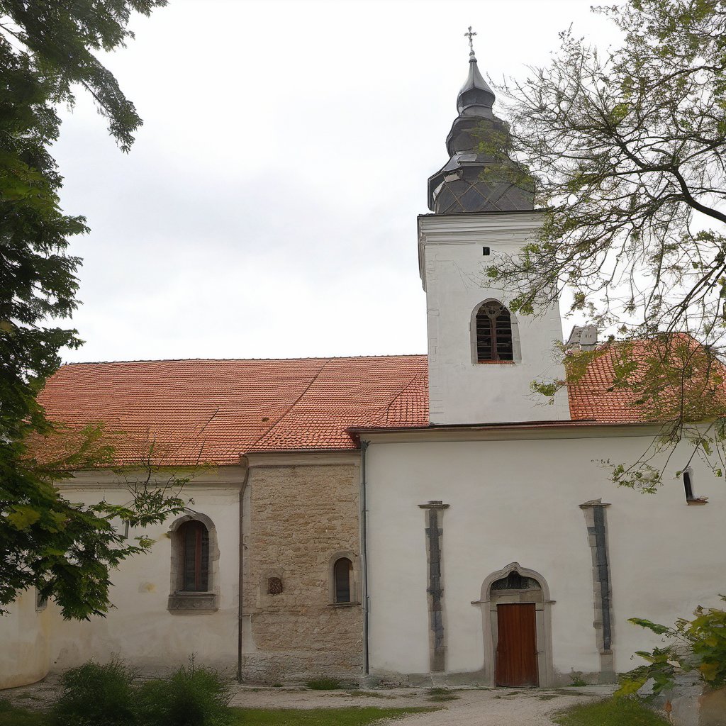 Historická podoba – kostel svatého Jiljí (Komárov)