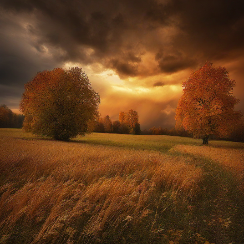 Kostel svatého Linharta (Dolní Studénky) – autumn