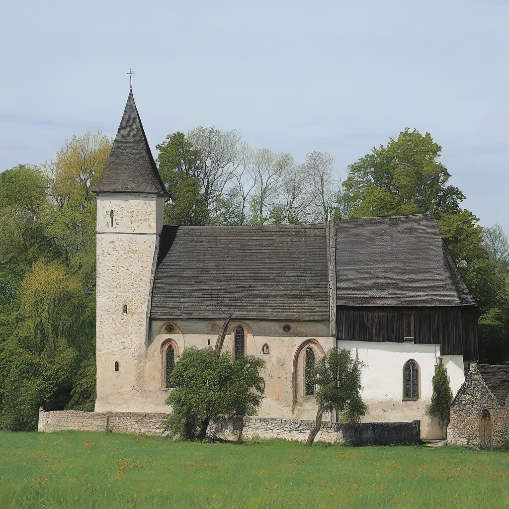 Historická podoba – Kostel svatého Linharta (Lidéřovice)