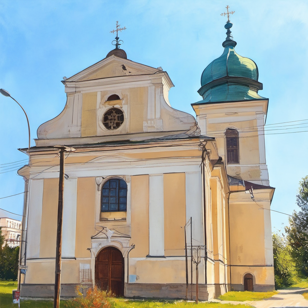Historická podoba – Kostel svatého Martina (Holice)