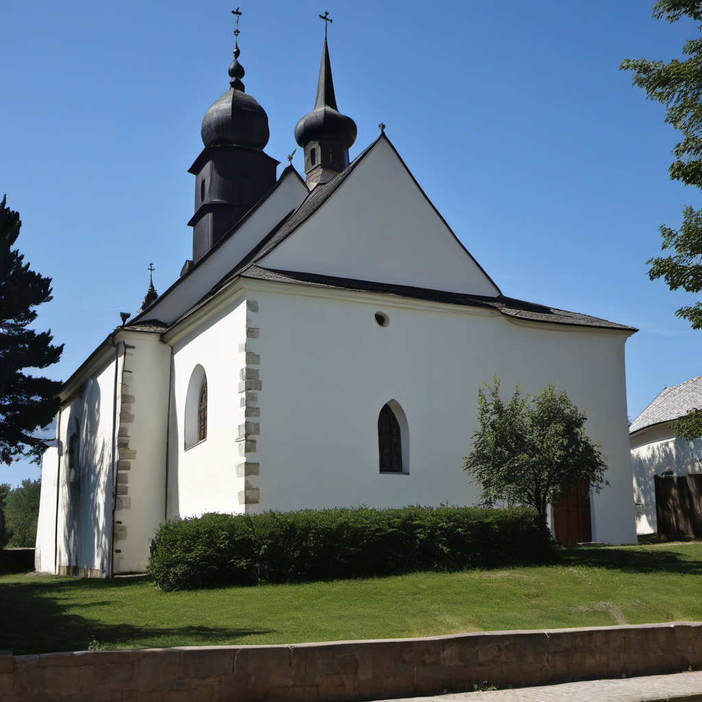 Historická podoba – kostel svatého Martina (Horní Bory)