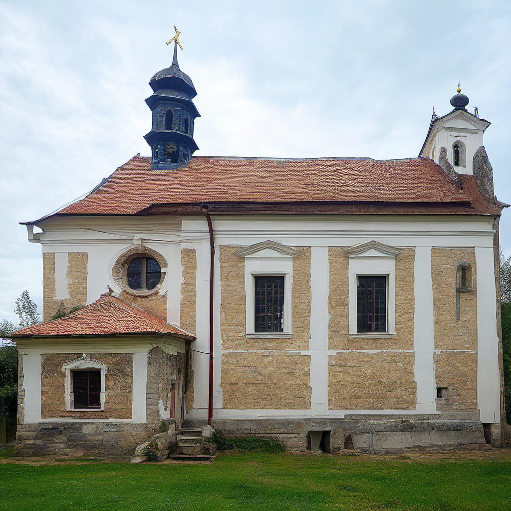 Historická podoba – Kostel svatého Matouše v Pnětlukách