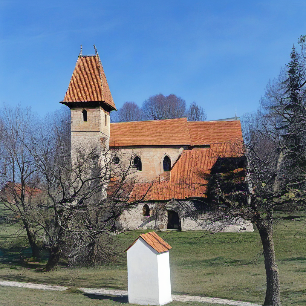 Historická podoba – kostel svatého Mikuláše (Boletice)