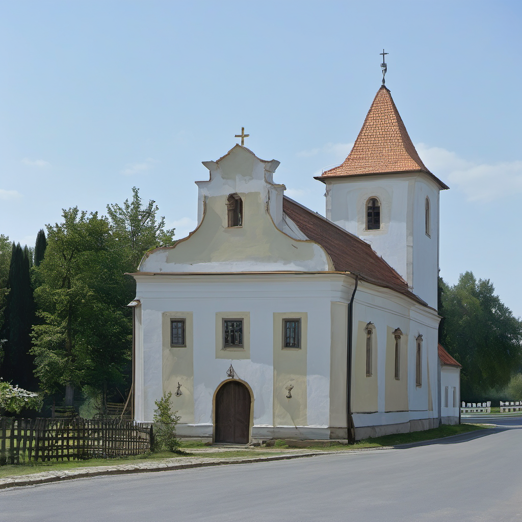Historická podoba – kostel svatého Osvalda (Milovice)