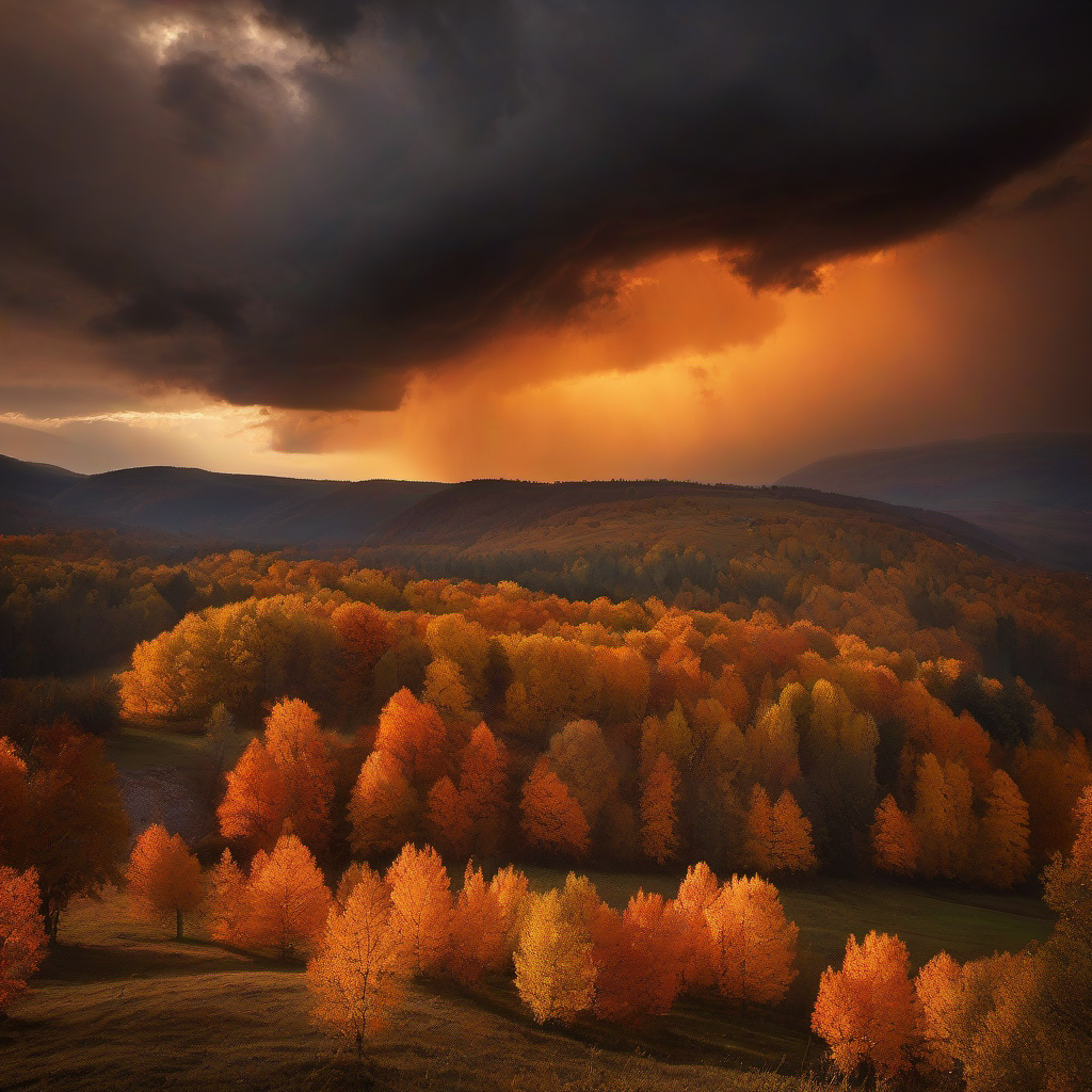 kostel svatého Petra (Brandýs nad Labem) – autumn
