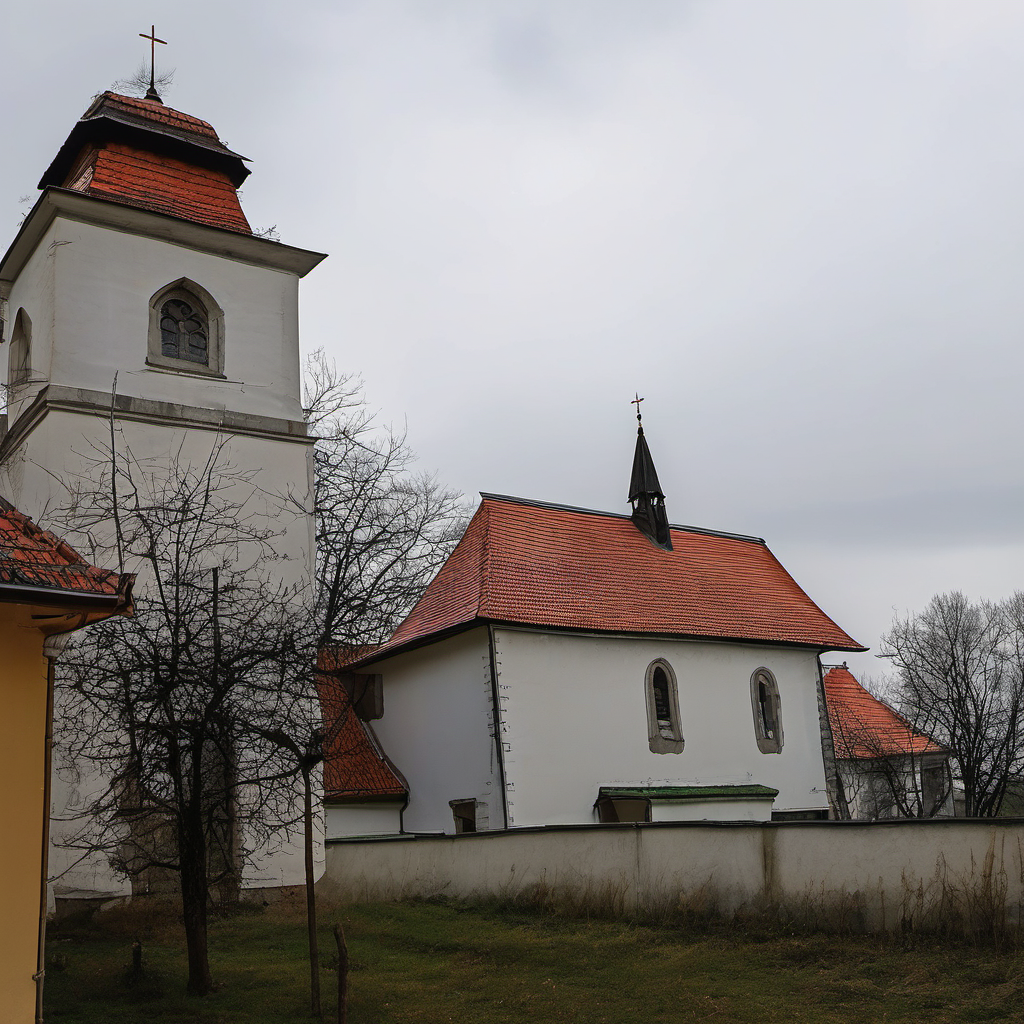 Historická podoba – kostel svatého Prokopa (Křtěnov)