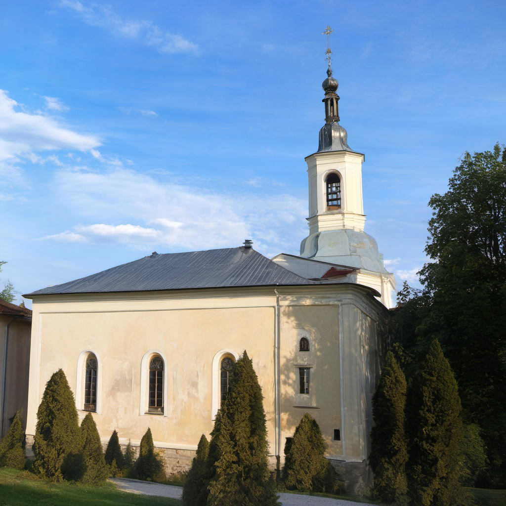 Historická podoba – Kostel svatého Stanislava (Pitín)