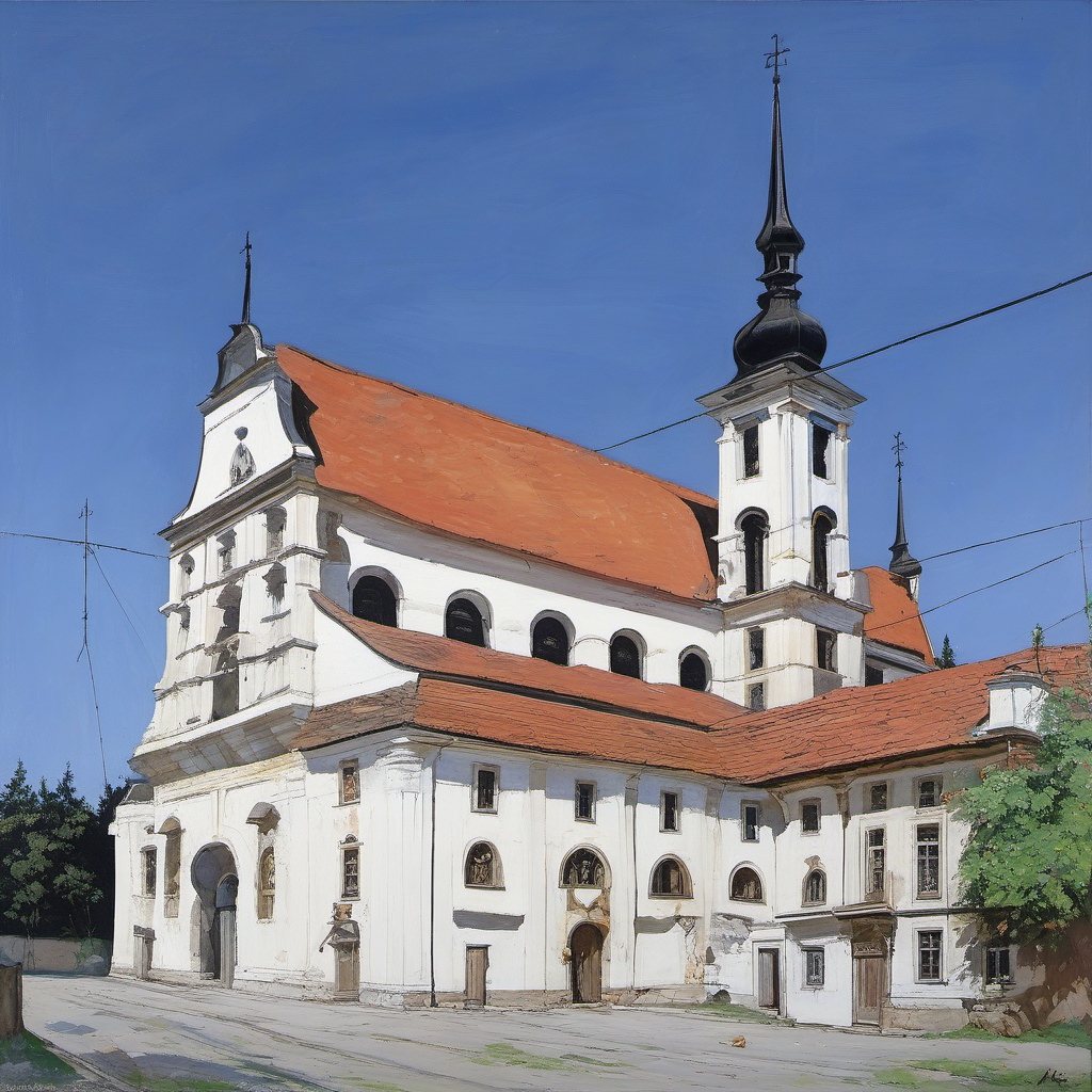 Historická podoba – kostel svatého Tomáše v Brně