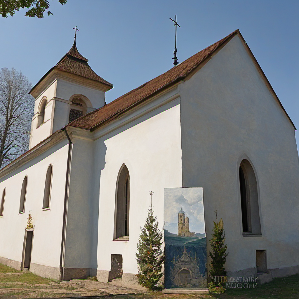 Historická podoba – kostel svatého Václava (Řestoky)