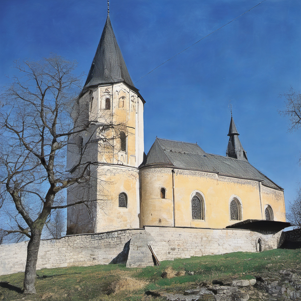 Historická podoba – kostel svatého Václava (Činěves)